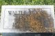 Headstone of Walter M. Bennett