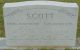 Headstone Thomas Walter Scott