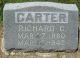 Headstone Richard C. Carter