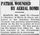 George J Charshee-Wounded By Aerial Bomb