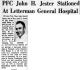 John H Jester-Stationed at Letterman General Hospital