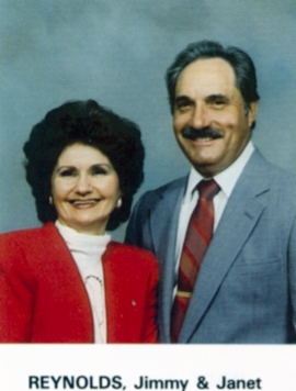 Jimmy Reynolds and Janet Mays, his Wife