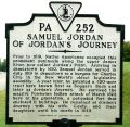 Historical Marker, Samuel Jordan