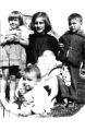 Betty Ann Turlington, Sandra June Reynolds, R. Steve Hundley, Front.  Carl Turlington & Baby Donna Hundley 1954